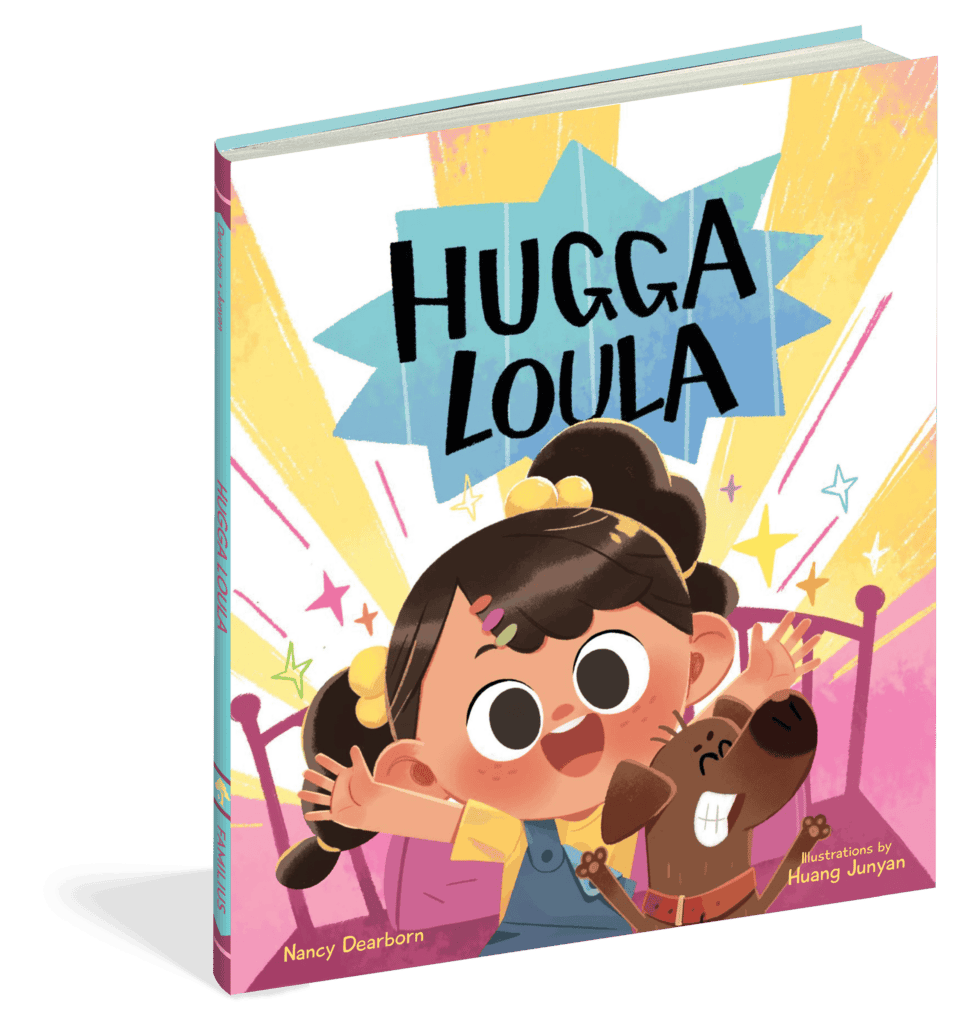 The cover of the picture book Hugga Loula.
