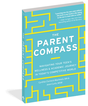 The cover of the parenting book The Parent Compass.