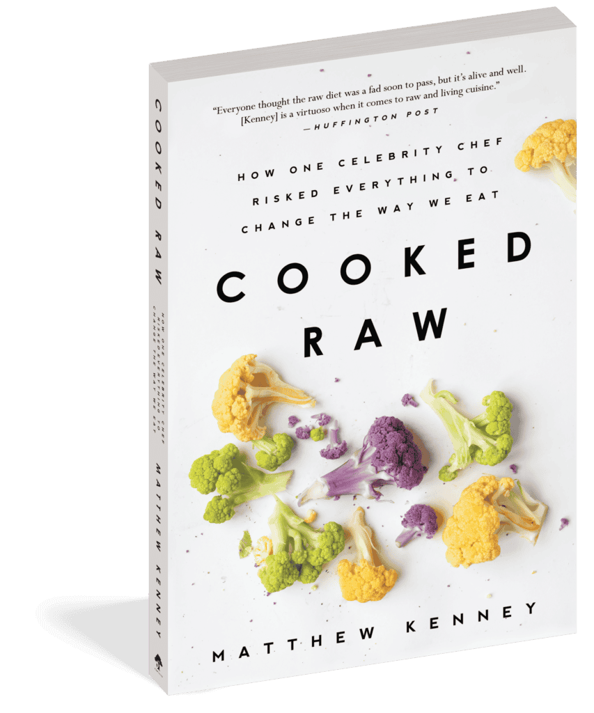 The cover of the book Cooked Raw.