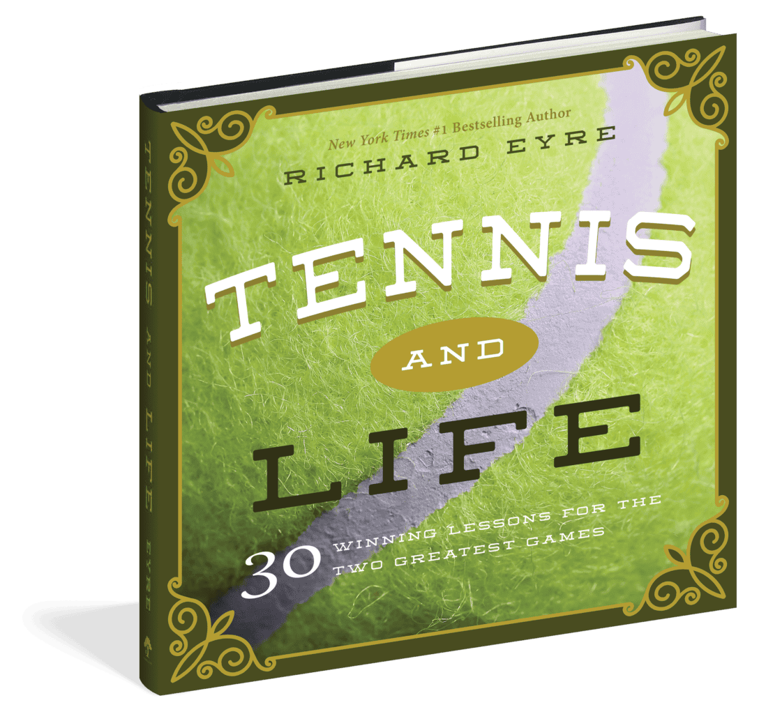 The cover of the book Tennis and Life.