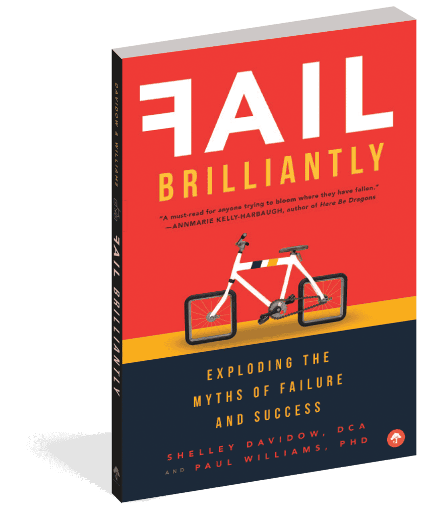 The cover of the book Fail Brilliantly.
