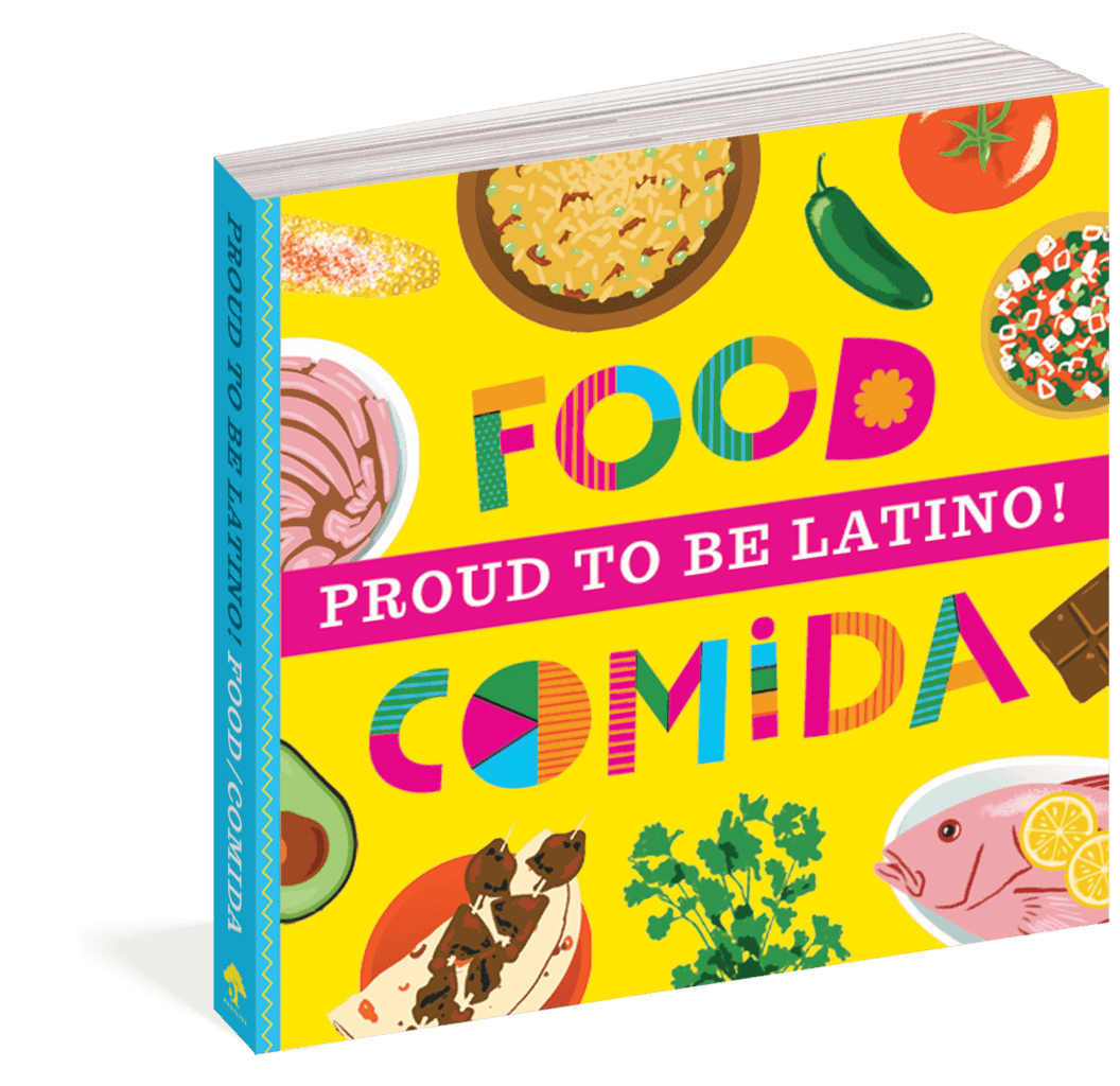 The cover of the board book Proud to Be Latino: Food/Comida.