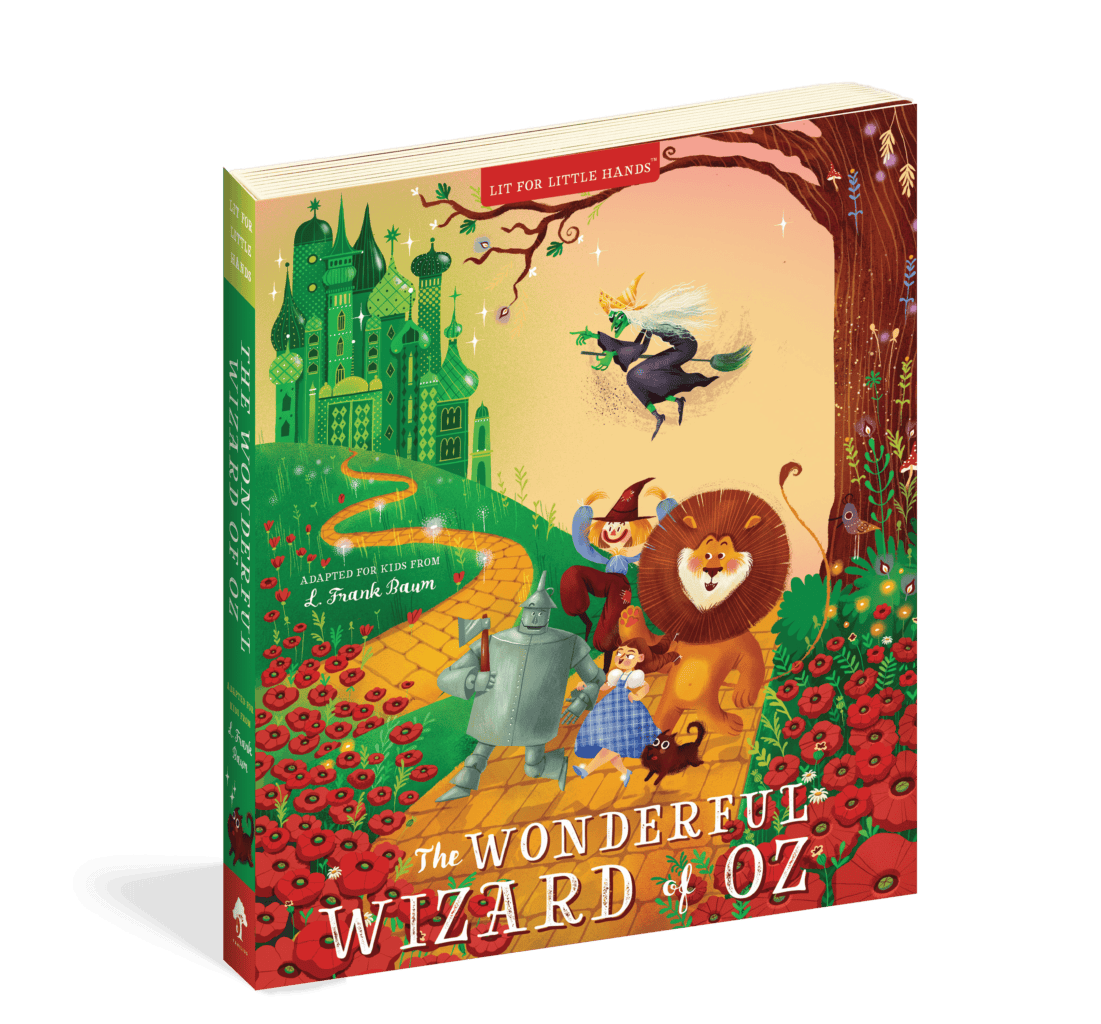 The cover of the interactive board book Lit for Little Hands: The Wonderful Wizard of Oz