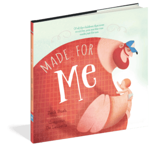 The cover of the picture book Made for Me.