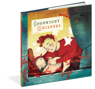 The cover of the picture book Goodnight Whispers.