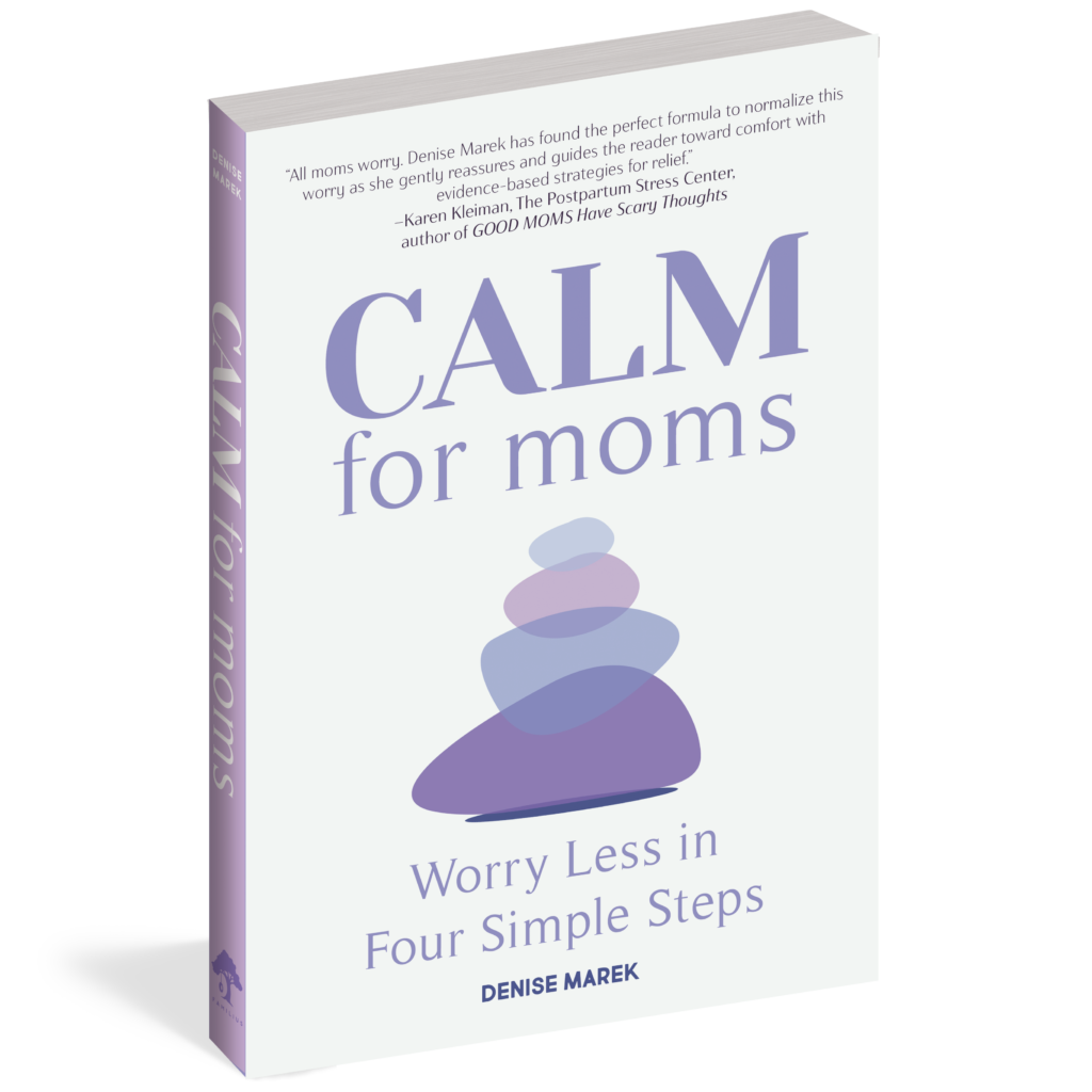 The cover of the book CALM for Moms.