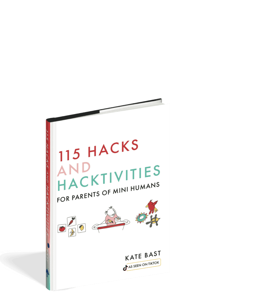 The cover of the book 115 Hacks and Hacktivities for Parents of Mini Humans.