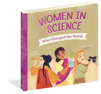 The cover of the board book Women in Science Who Changed the World.