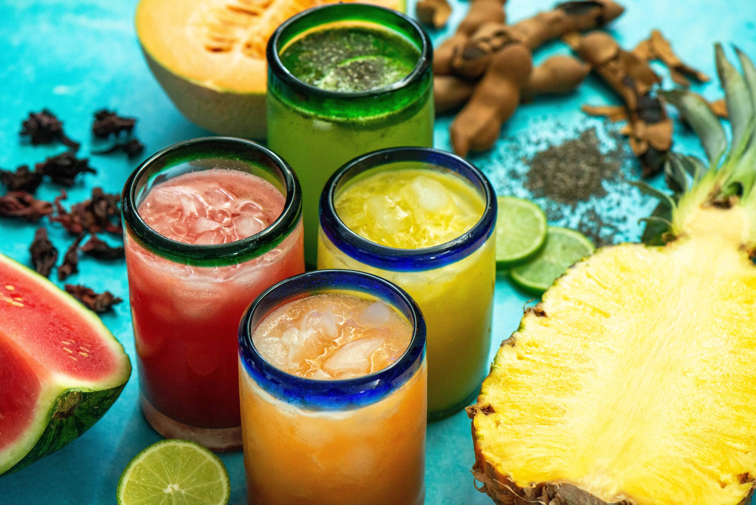 Agua Fresca de Melon  Cantaloupe Cooler - Nibbles and Feasts