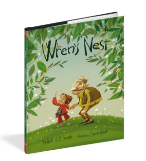 The cover of the picture book Wren's Nest.