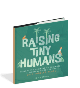 The cover of the book Raising Tiny Humans.