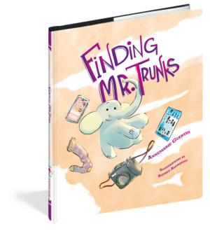 The cover of the picture book Finding Mr. Trunks.
