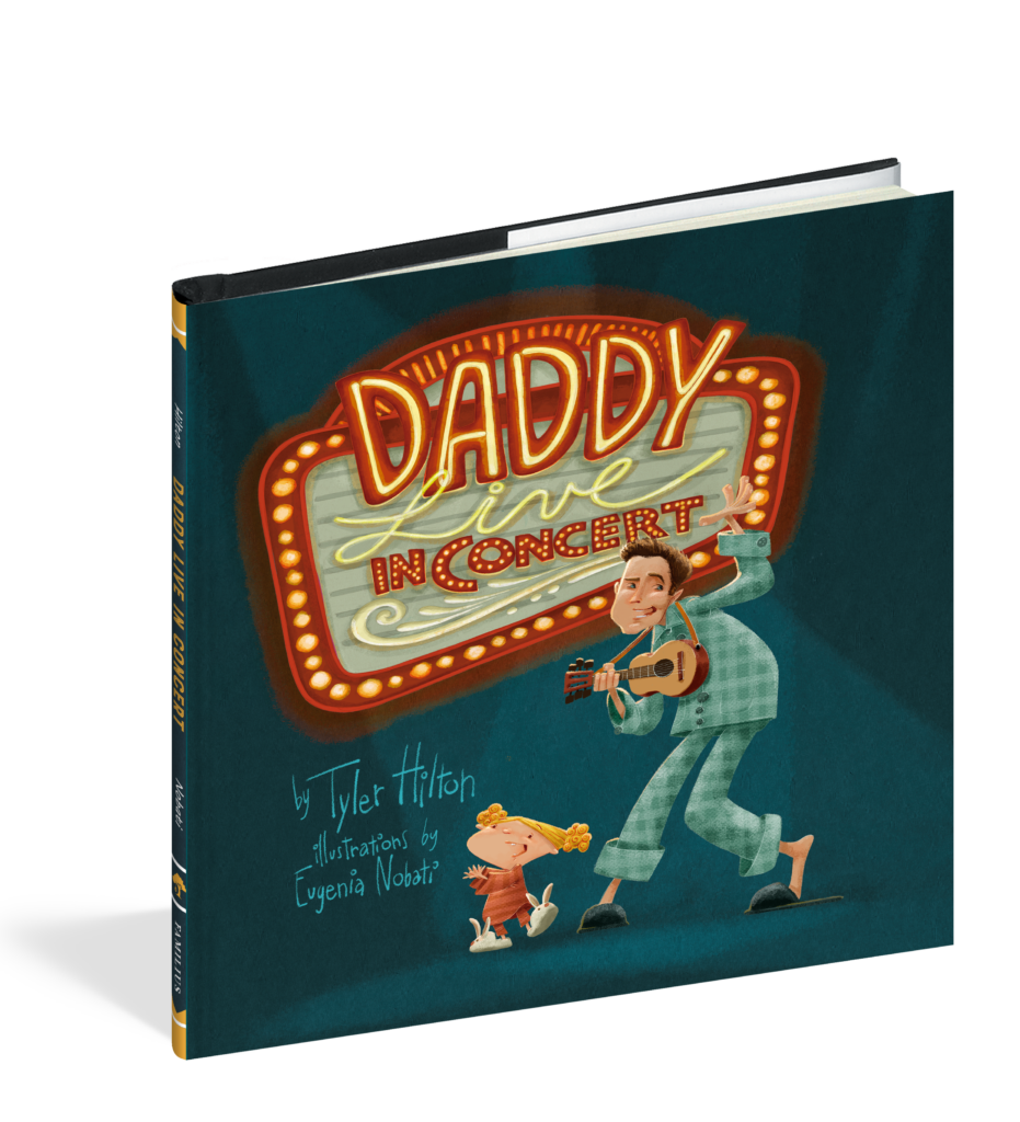 The cover of the picture book Daddy Live in Concert.