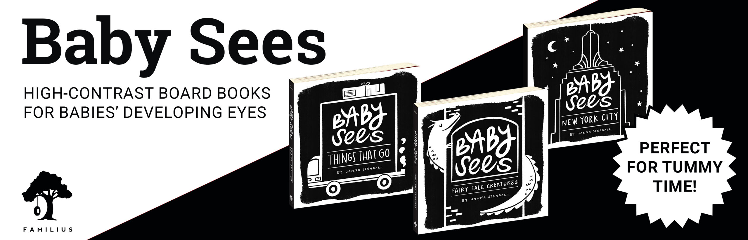 Baby Sees: High-contrast board book for babies' developing eyes. Perfect for tummy time!