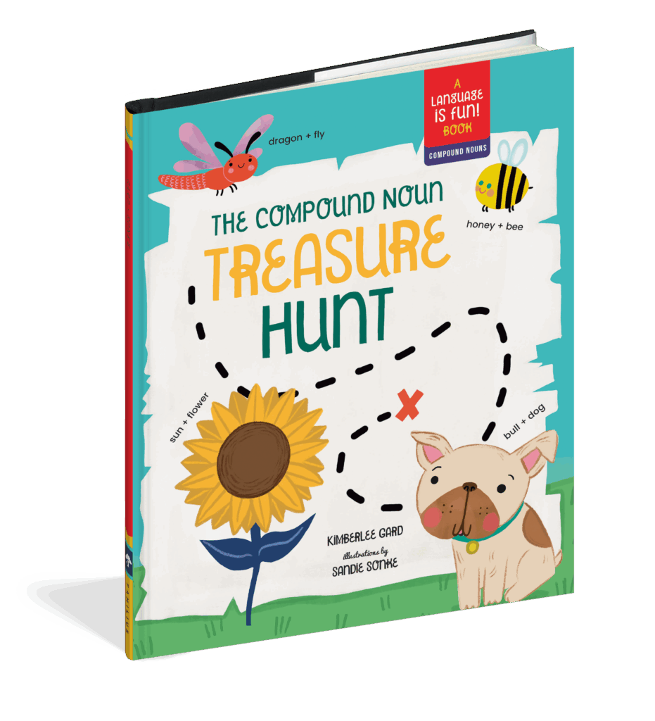 The cover of the picture book The Compound Noun Treasure Hunt