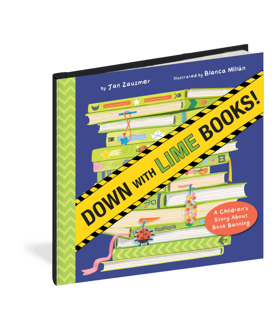 The cover of the picture book Down with Lime Books!