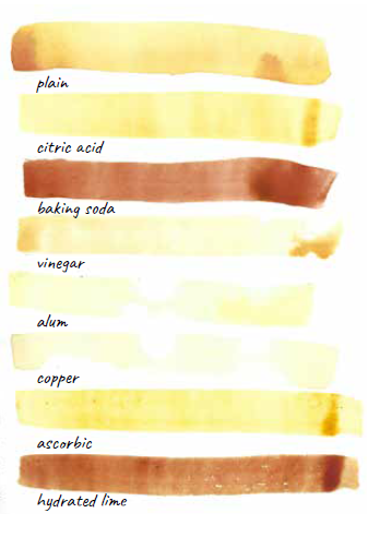 turmeric color swatches