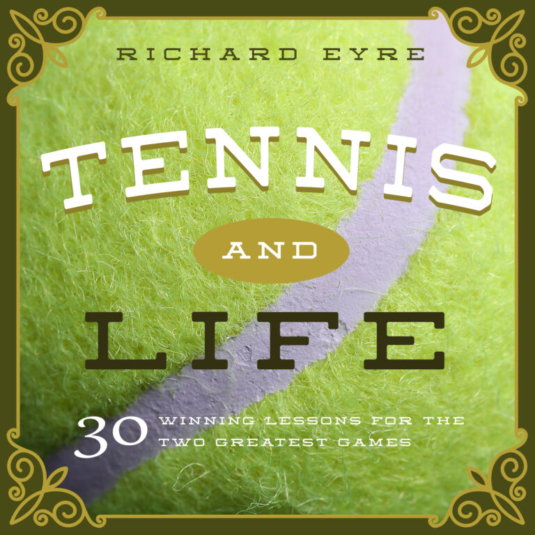 The cover of the book Tennis and Life.