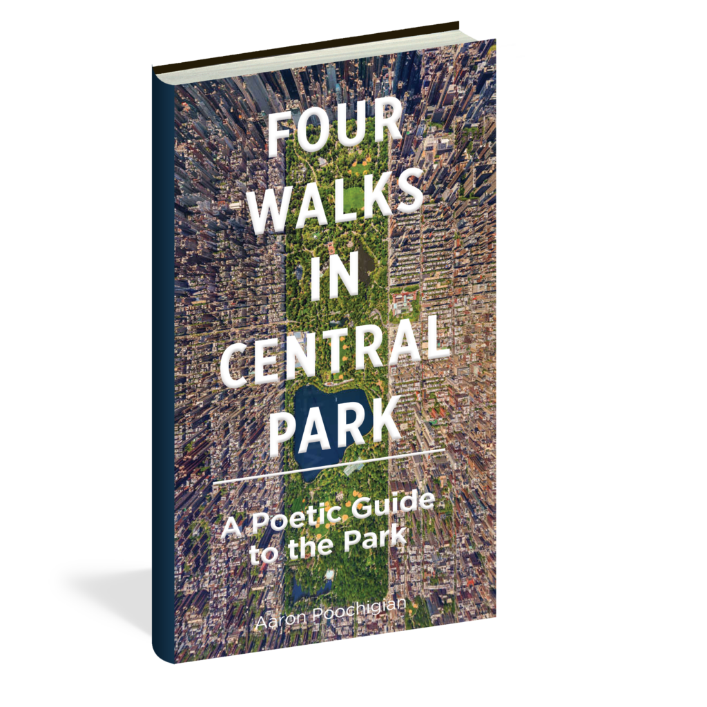 The cover of the book Four Walks in Central Park.