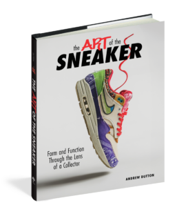 The cover of the photography book The Art of the Sneaker