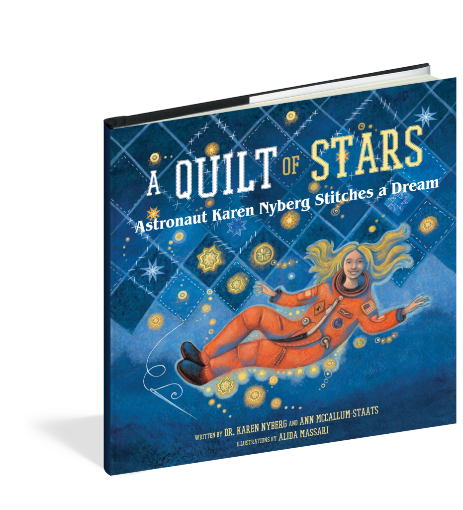 The cover of the picture book A Quilt of Stars